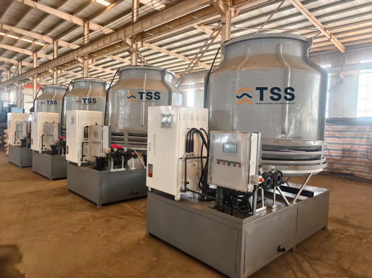 TSS-branded cooling towers ready for hire